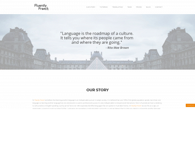 fluentlyfrench.com.au snapshot