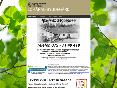 loharadbygdegard.se snapshot