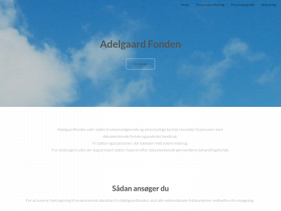 adelgaardfonden.dk snapshot