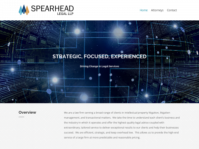 spearheadlegal.com snapshot