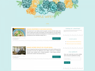 simplewifey.com snapshot