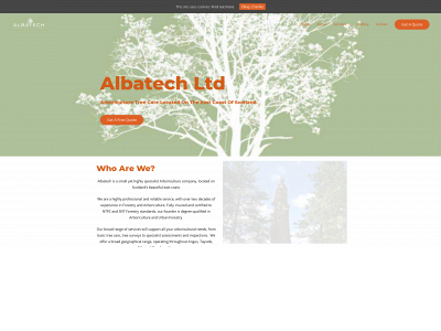 albatechltd.co.uk snapshot