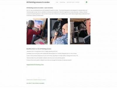 oil-painting-lessons-london.co.uk snapshot