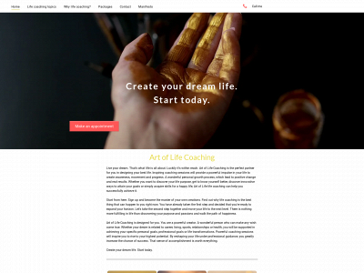 artoflife-coaching.com snapshot