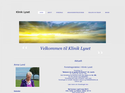 kliniklyset.dk snapshot