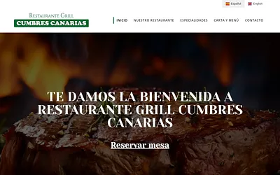 restaurantecumbrescanarias.com snapshot