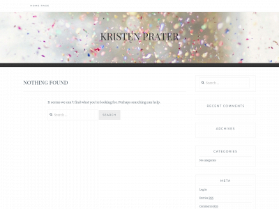 kristenprater.com snapshot
