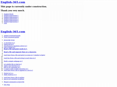 english-365.com snapshot