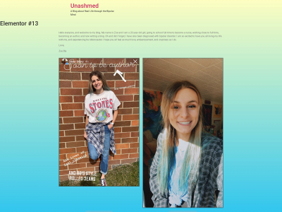 unashamed.site snapshot