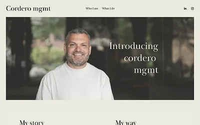 corderomgmt.com snapshot