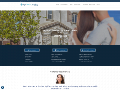 hightechlending.com snapshot