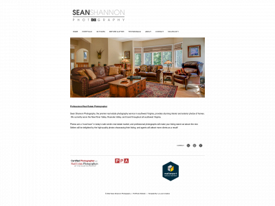 seanshannonphotography.com snapshot