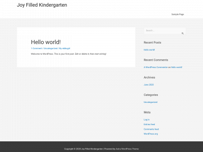 joyfilledkindergarten.com snapshot