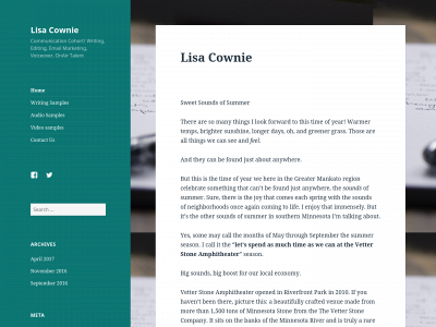 lisacownie.com snapshot