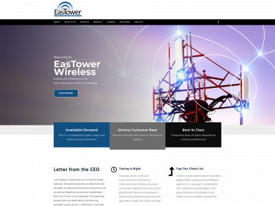 eastowerwireless.com snapshot