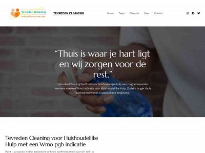 tevredencleaning.com snapshot