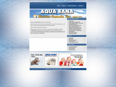 aqua-sana.ca snapshot