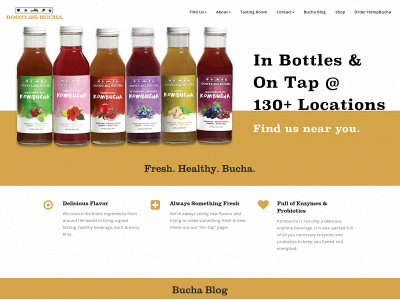 bootlegbucha.com snapshot