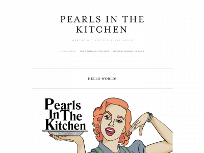 pearlsinthekitchen.com snapshot