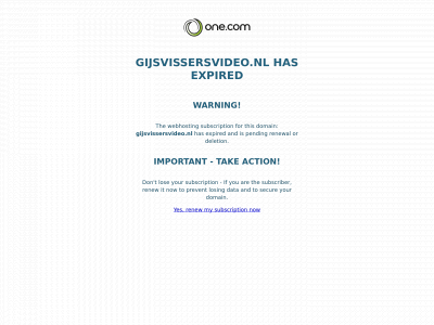 gijsvissersvideo.nl snapshot