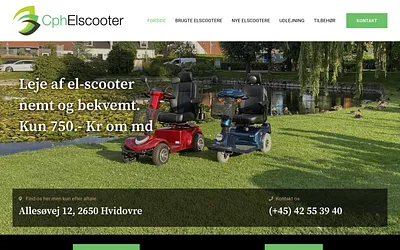 cphelscooter.dk snapshot
