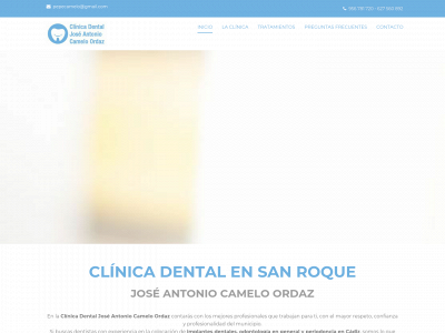 www.clinicadentalcameloordazjoseantonio.com snapshot