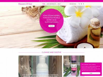 flowersofeve.com snapshot