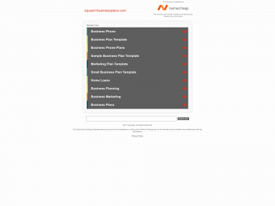 square1businessplans.com snapshot