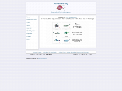 fishprintlady.com snapshot