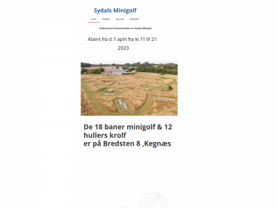 sydals-minigolf.dk snapshot