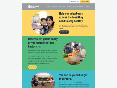dailybread.ca snapshot