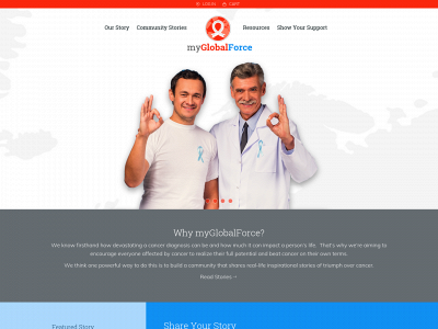 myglobalforce.com snapshot