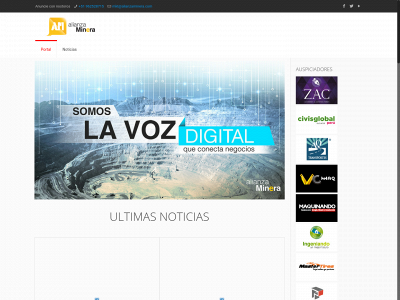 alianzaminera.com snapshot