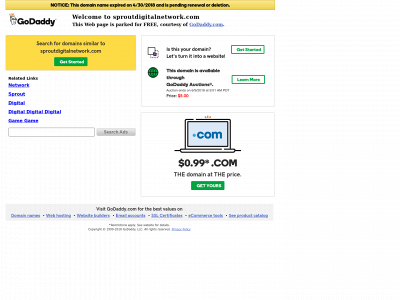 sproutdigitalnetwork.com snapshot