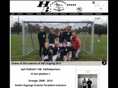 handelsstandensboldklub.dk snapshot