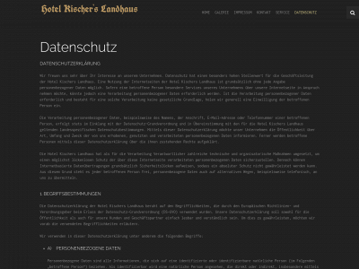 hotel-kischerslandhaus.com snapshot