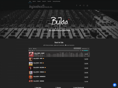 bujaabeats.com snapshot