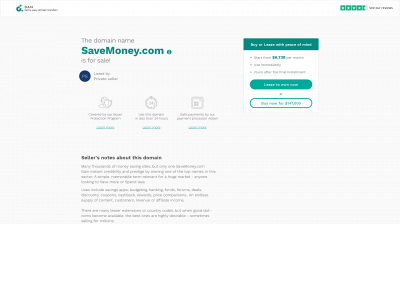 savemoney.com snapshot