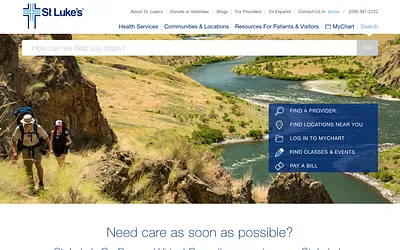 www.stlukesonline.org snapshot