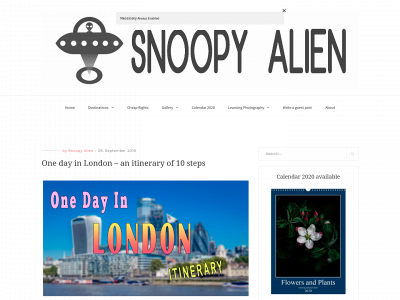 snoopy-alien.com snapshot