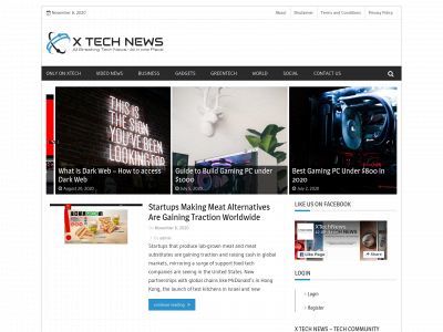 xtechnews.com snapshot
