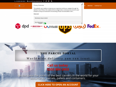 theparcelportal.com snapshot