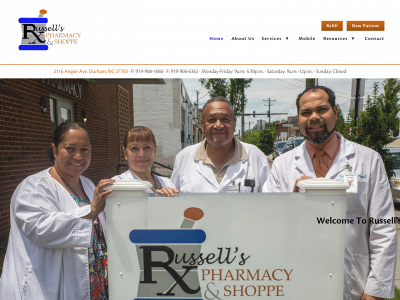 russellspharmacyshoppe.com snapshot