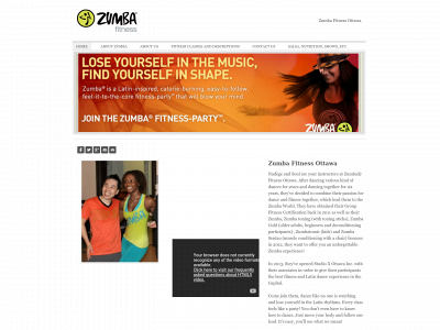 zumbafitnessottawa.com snapshot