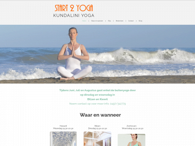 start2yoga.be snapshot