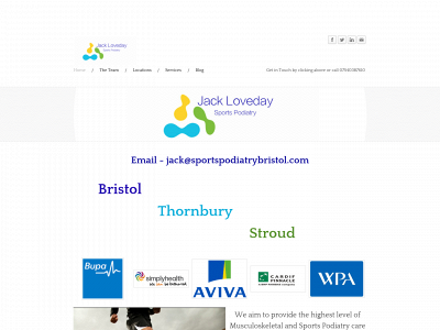 sportspodiatrybristol.com snapshot