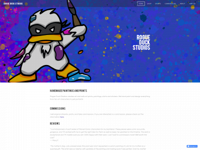 www.rogueduck.art snapshot