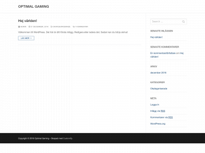 optimalgaming.se snapshot