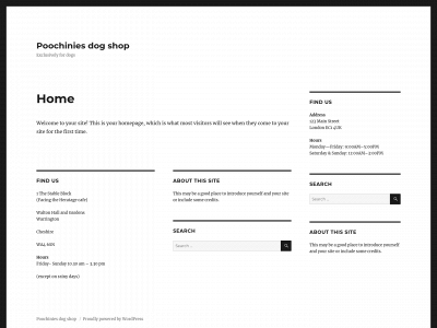 poochinies.com snapshot