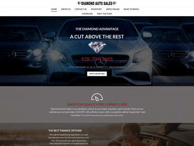 diamondautosbhc.com snapshot